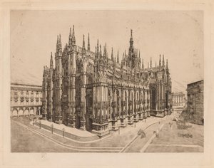 Katedralen, Milano av Otto H. Bacher
