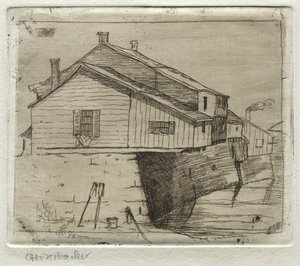 Cottages, Cleveland, 1878. av Otto H. Bacher