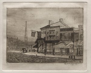 Eagle Street og Woodland Avenue, 1878. av Otto H. Bacher