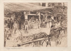 Det gamle markedet, Firenze av Otto H. Bacher