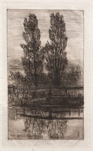 Popler, Royal Garden, Schleissheim, 1879. av Otto H. Bacher