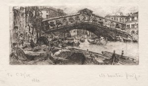 Rialto, Venezia av Otto H. Bacher