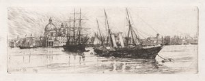 To båter, Venezia av Otto H. Bacher