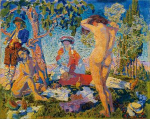 piknik av Otto Hettner