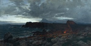 Høstkveld på kysten, Kinn av Otto Ludvig Sinding