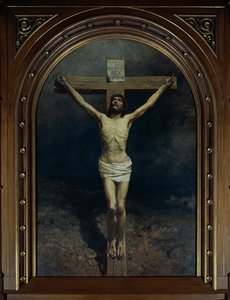 Korsfestelse (olje på lerret) av Otto Ludvig Sinding