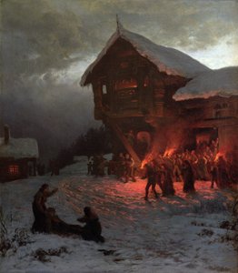 Kjemp på en julefest
