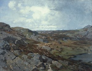Høyfjellslandskap, Munchen av Otto Ludvig Sinding