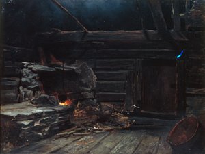 Røkovnstue, oppstryn