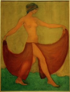Danser (Maschka) av Otto Mueller