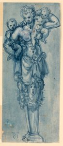 Design for en terminal figur av veldedighet av Otto van Veen