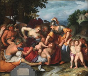 Gemeine Jeuchts Beeldt. Allegori om ungdommens fristelser av Otto van Veen