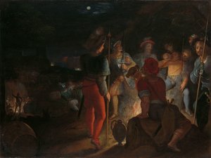 Bataverne beleirer de romerske hærregimentene ved Vetera Claudius Civilis beleirer romerne i Vetera Castra en av en serie på tolv om batavernes opprør mot romerne av Otto van Veen