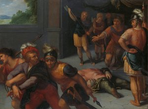 Halshuggingen av Claudius Paulus og fangsten av Julius Civilis Halshugging av Julius Paulus og fengsling av Claudius Civilis en av en serie på tolv om batavernes opprør mot romerne