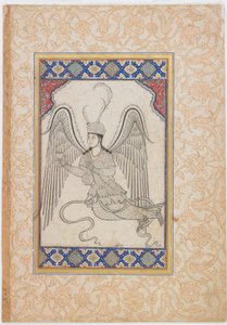 Angel, flying, with cup and wine flask (Ink, color wash and gold on paper)   1326171   no       norwegian Successfully Translated  Original: Mother and Three Children Translat: Mother and Three Children 1256819 no norwegian Successfully Translated Original av Ottoman School
