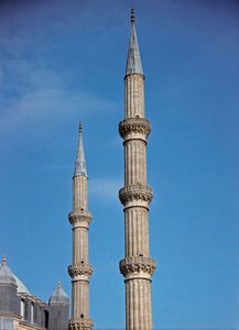 Detalj av minaretene (1575) av Ottoman School