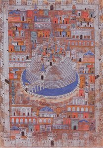Kart over Aleppo, ca.1600