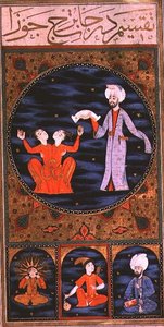 SUF.TURE 242 f.12v Gemini, av Ottoman School