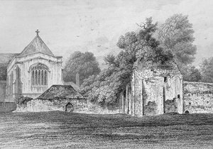 Wolvesey Castle Winchester, ca. 1830