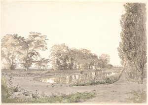 Dammen ved Vogneserup av P.C. Skovgaard