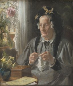 Portrett av konferanserådmann S.A. Casse f. Engelbreth av Peder Severin Krøyer