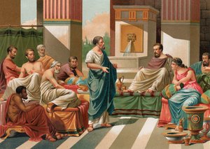 Bankett gitt av de syv vismenn i Hellas