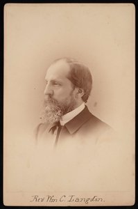Portrett av pastor William Chauncy Langdon 1831-1895, ca. 1881. av Pach Bros