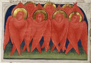Serafer fra regissert Carmina av Convenevole da Prato