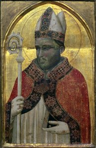 St. Proculus tempera på panel