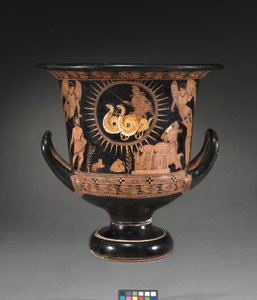 Lucanian Calyx-Krater, ca. 400 f.Kr. (keramikk) av Painter Policoro