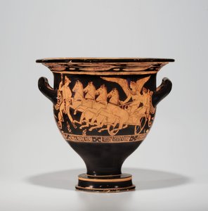 Attisk rødfigur klokkekrater, ca. 390-370 f.Kr av Painter of London F64