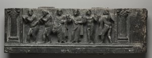 Babylonsk nødhjelp, Pakistan, Gandhara, Buner-området, Tidlig puteperiode (Ed 1-3to) (Schist) av Pakistani School