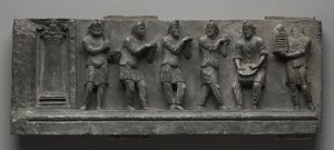 Babylonsk nødhjelp, Pakistan, Gandhara, Buner-området, Tidlig puteperiode (Ed 1-3to) (Schist) av Pakistani School