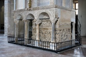 Stilichos sarkofag (marmor) av Paleo Christian