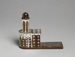 Modell av Den hellige gravs kirke (tre og perlemor) av Palestinian School