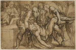 Gravleggingen av Paolo Farinati