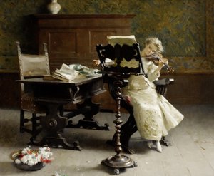 Fiolinisten. av Paolo Giovanni Bedini