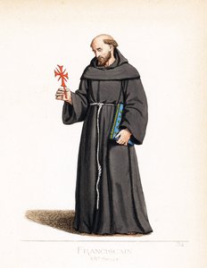 Geistlig drakt: en munk franciscaner