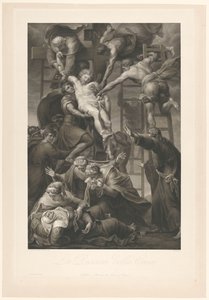 De kruisafneming The Descent of the Cross (tittel på objekt) av Paolo Toschi