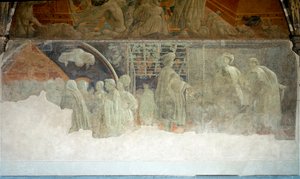 Historien om Noah, fylla - Fresco av Paolo Uccello
