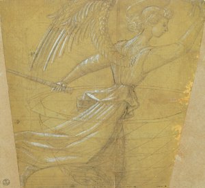 Studie av kalk med engel av Paolo Uccello