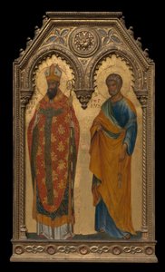 De hellige Augustin og Peter, ca 1350 av Paolo Veneziano