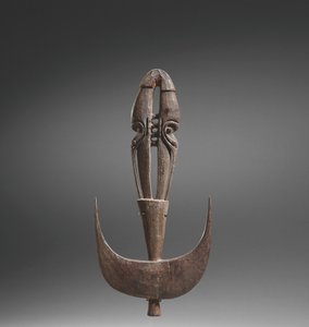 Opphengskrok (Samban), Iatmul, Middle Sepik, Papua, New Guinea (tre) av Papua New Guinean