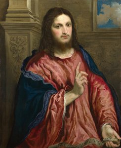 Kristus som verdens lys, ca. 1550 av Paris Bordone