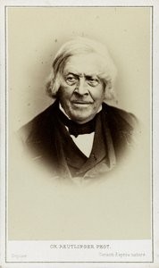 Portrett av Jules Michelet 1798-1874, ca. 1870.