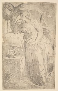 Astrologi, tidlig på 1500-tallet. av Parmigianino