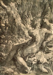 Elskere, c1527. av Parmigianino