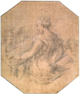 Den hellige Cecilia, c1527-1530 av Parmigianino