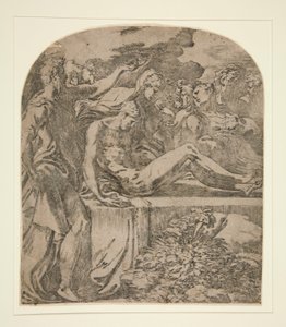 Kristi begravelse / Gravleggingen av Parmigianino