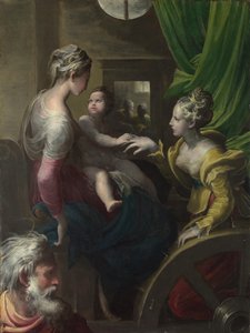Det mystiske ekteskapet til Saint Catherine, ca. 1527-1530 av Parmigianino
